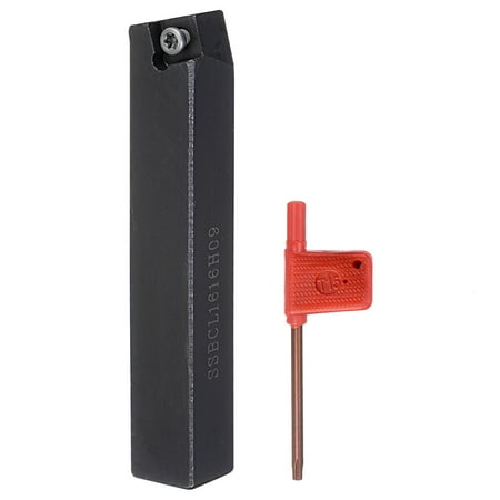 

Uxcell 5/8 CNC Lathe Indexable Carbide Turning Tool Holder 75° SSBCL1616H09
