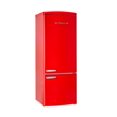 thumbnail image 1 of Unique 455L Candy Apple Red Bottom Mount Refrigerator, 1 of 18