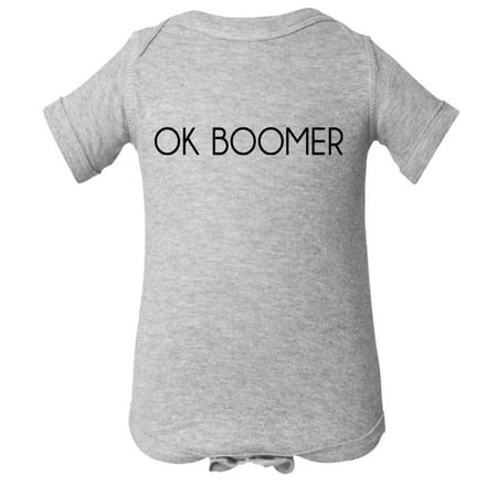 

Baby OK Boomer Stop Global Warming Swarbrick Climate OkBoomer Onsie