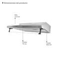 thumbnail image 4 of Combo Supra campana de pared y parrilla de 5 quemadores en acero SUPRA Combo Pizzo, 4 of 5