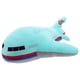 thumbnail image 1 of FELTECHELECTR Peluche de avión de dibujos animados de 40 cm con forma de almohada, adorable muñeco de peluche para niños, color verde, 1 of 7