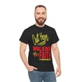 thumbnail image 4 of DJH Apparel | Out Here Walking By Faith Christian Unisex T-shirt, 4 of 7