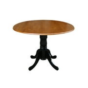 Round Kitchen Table Sets Round Kitchen Table With Drop Leaves Black Cherry