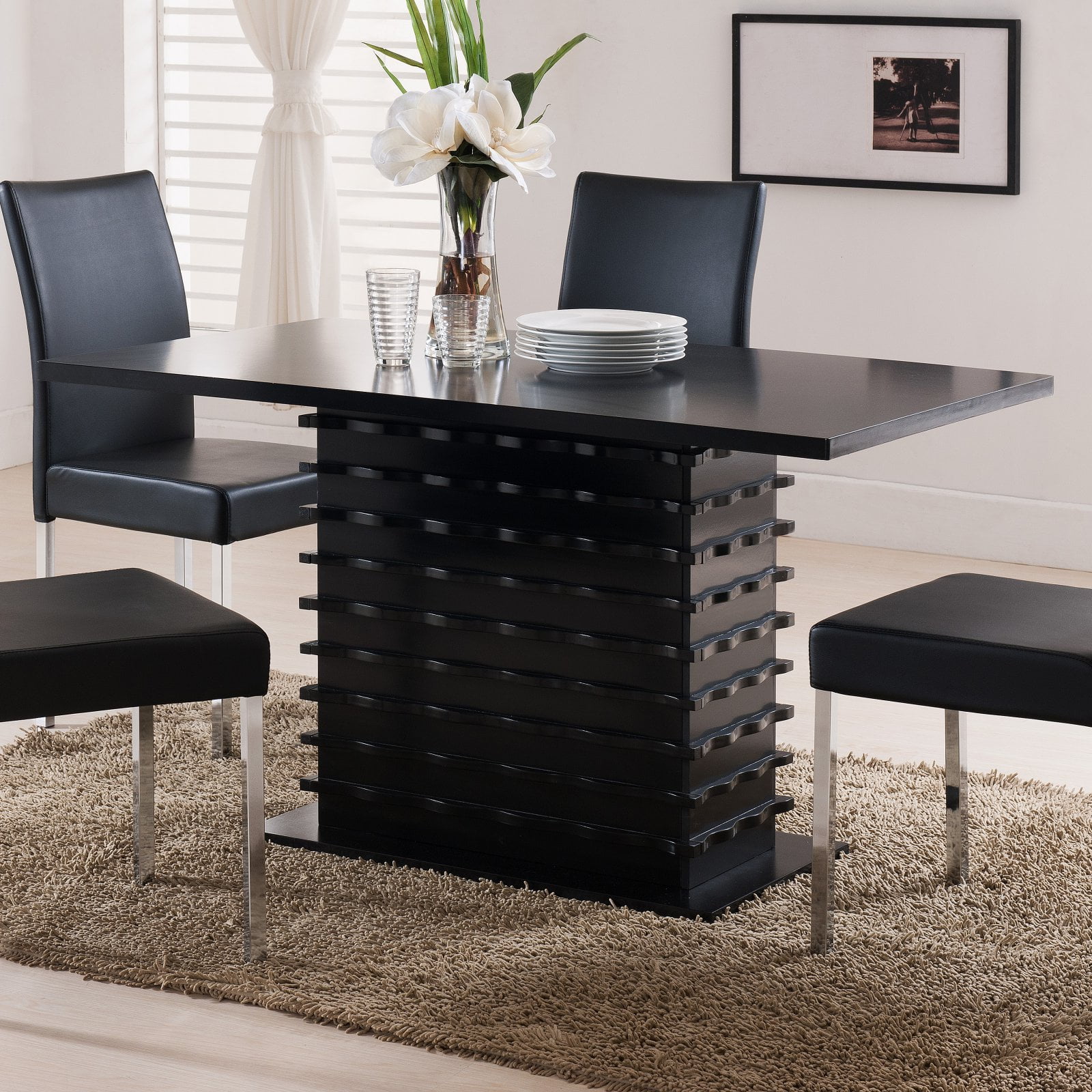 K & B Furniture Newton Dining Table - Walmart.com