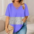 thumbnail image 2 of Bixock Women's Maternity Tops Casual Fashion V-Neck Short Sleeve Oversized Maternity T-Shirt, 2 of 5