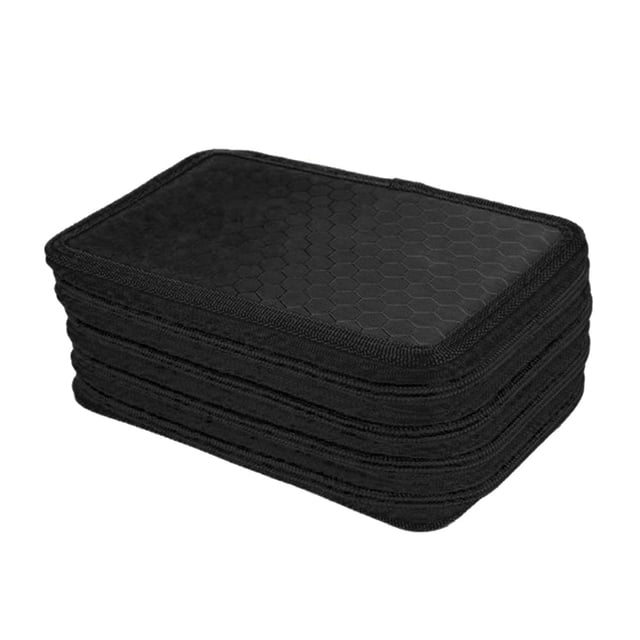 Estuche para lápices shamjiam Estuche 4 capas 72 ranuras Negro