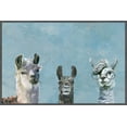 thumbnail image 2 of Llama Geeks Floater Framed Painting Print on Canvas, 2 of 6