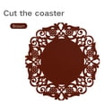 thumbnail image 2 of Insulation Tea Coaster, Tea Cup Mat, Decoration Multifunctional Heat Insulated Round Tea Cup/Bowl Glass/Drinking Cup For Home Brown Coffee, 2 of 5