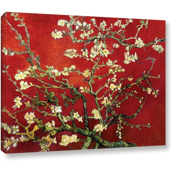 Vangogh "Red Blossoming Almond Tree" Canvas