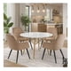 thumbnail image 4 of Set de 2 Sillas Terciopelo con Descansa Brazos para Comedor cafe, 4 of 7