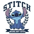 thumbnail image 2 of Mens Lilo & Stitch Weird But Cute Logo T Shirt, 2 of 5