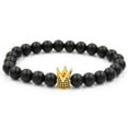 thumbnail image 1 of OUTAD Bracelets Couronne Noirs Perlés, 1 of 8