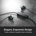 thumbnail image 3 of Phiaton PS 202 NC Wired Active Noise Cancelling Earbuds with Mic - Compact Design, Inline Remote, 3.5mm Headphone Jack. Travel, Airplanes and Train, 3 of 7