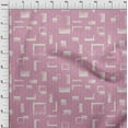 thumbnail image 4 of oneOone Georgette Viscose Rose Pink Fabric Abstracts Sewing Craft Projects Fabric Prints By Yard 42 Inch Wide, 4 of 5