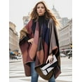 thumbnail image 2 of CAILDANL Women's Shawl Wraps Open Front Poncho Cape Oversized Sweaters Casual Cardigan Shawls for Fall Winter, 2 of 9