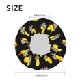 thumbnail image 3 of Cartoon Mechanical Cool Duck Shower Cap, Reusable Bath Hair Hat for all Hair Lengths Hair Cover with Elastic Band Double Waterproof Layers Bathing Hat, 3 of 5