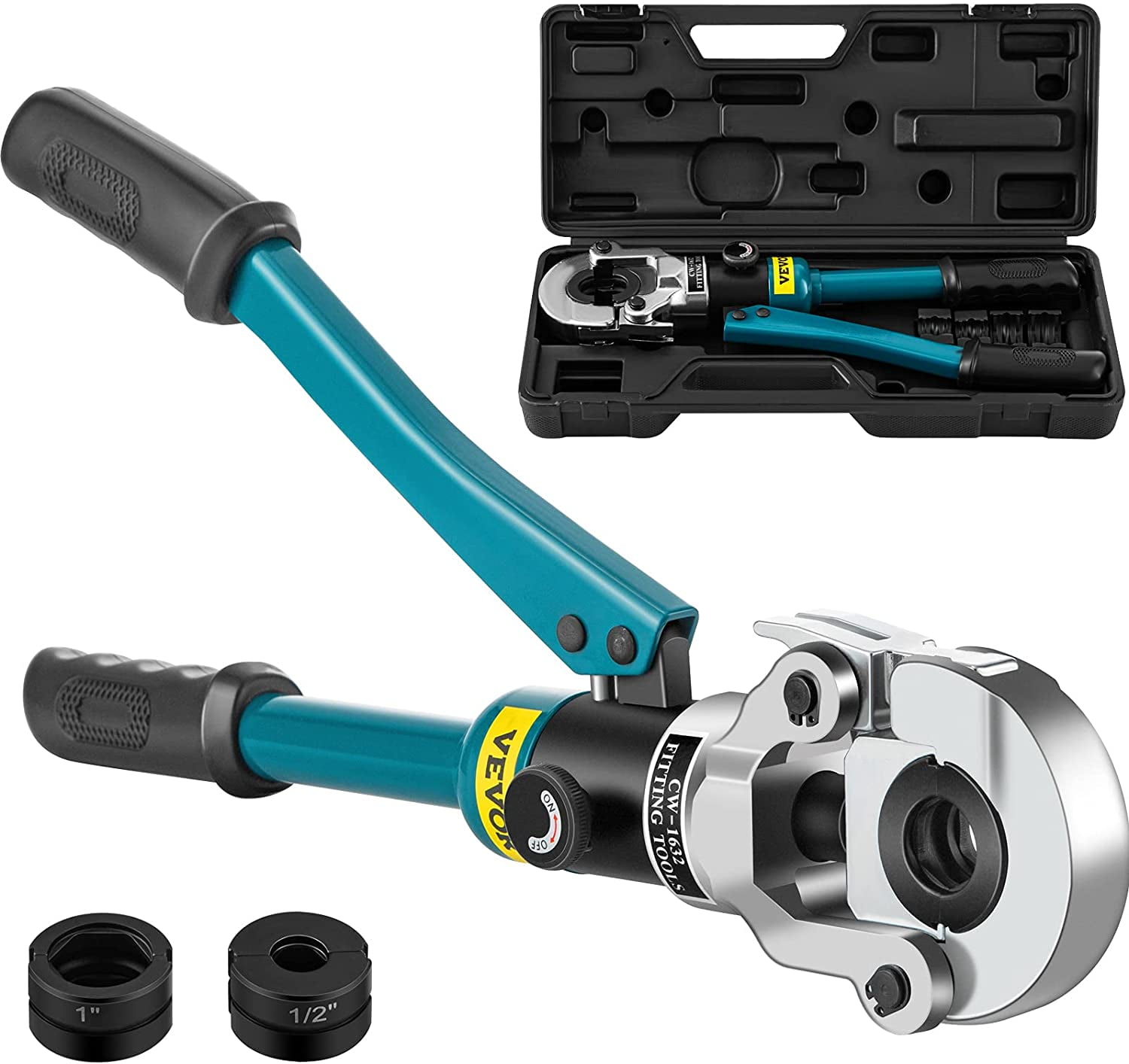 New 12T Hydraulic Pex Pipe Crimping Tools Pressing Plumbing Tools Clamping Tools 