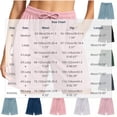 thumbnail image 3 of fheaev Plus Size Pajama Shorts for women Soft Lightweight Elastic Waist With Pockets High Waisted Sleep Loungewear Vacation Beach wear, 3 of 8