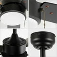 thumbnail image 6 of JONATHAN Y Blair 42" 1-Light Modern Minimalist 3-Speed Iron Height Adjustable Integrated LED Ceiling Fan with Pull Chains, Black, 6 of 11