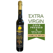 Mediterranean Gold Organic Olive Oil Extra Virgin - First 100% Nature-Made Cold Pressed, Unfiltered & Hand-Harvested, Ensure High Polyphenol With Antioxidant Count - For Foods Salads & Meats