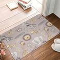 thumbnail image 4 of Pofeuu Safari Animals Print Flannel Doormats Rug16"x24"Rug Washable Doormats Indoor Outdoor Rugs for Layered Front Door Mats, Porch, Kitchen, Entryway, 4 of 7