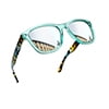 B-Transparent green mercury mirrored