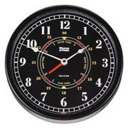 12" Black Antique Finish Round Shaped Time and Tide Clock