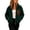 Green, variant on Caywon Cozy Women's Fleece Jacket with Full Zipper and Pocket, Long Sleeve Shearling Hooded Coat for Fall and Winter Outdoor Wear