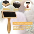 thumbnail image 4 of CNKOO Wool Carding Machine Needle Brush  Handmade Wool Comb  Craft Wool Needle Tool with Solid Wood Handle  Pet Comb  Spinning and Weaving  for DIY Handicraft Felt Projects ZZZ, 4 of 7
