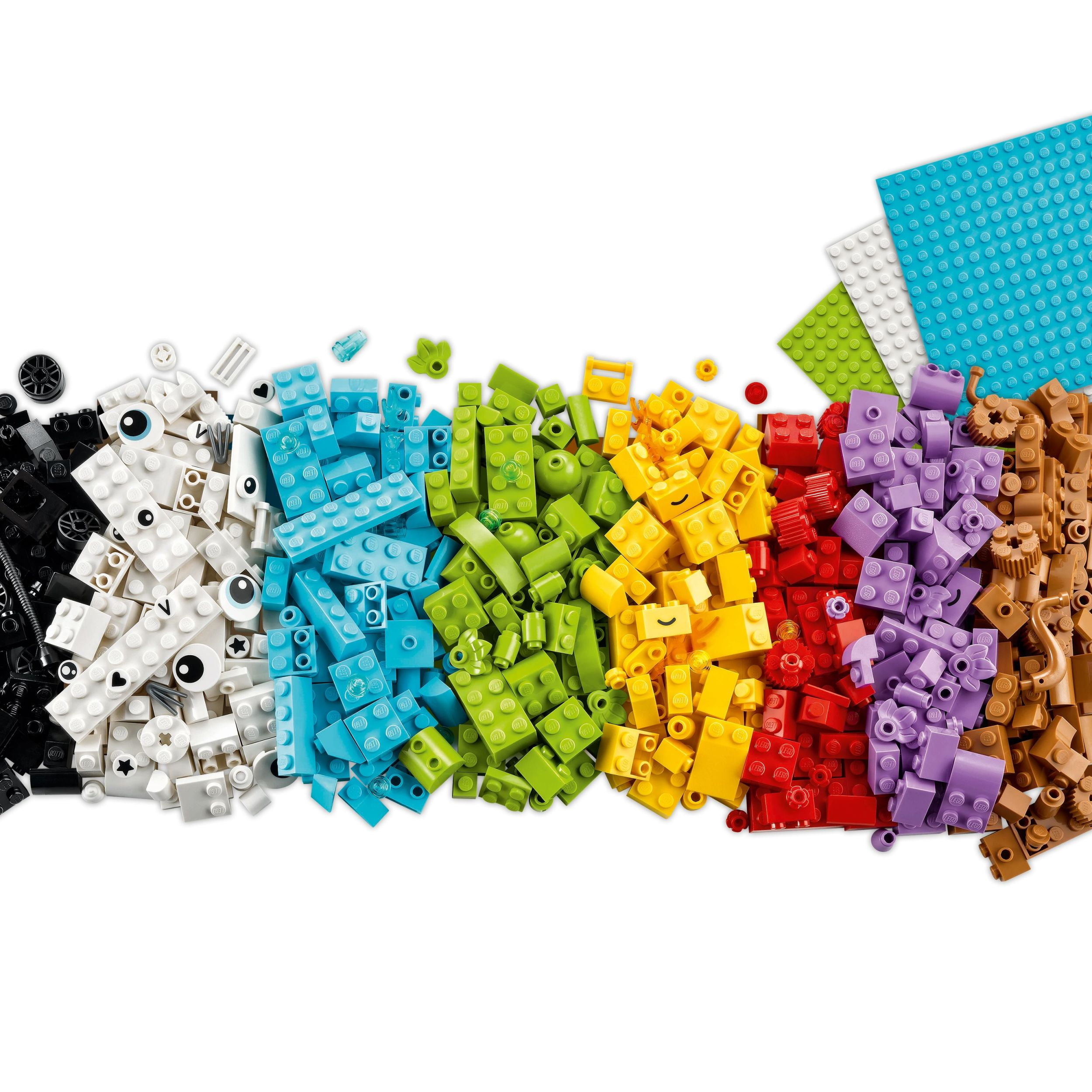 LEGO Classic Creative Build-and-Play Box - Building Blocks Toy for Kids, Boys, and Girls, Ages 5+ - Learning and Educational Sensory Toy - Gift Idea for Birthdays - 11044, LEGO Creative Build-and 11044