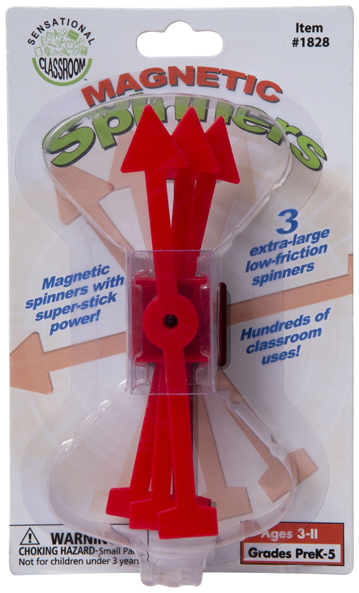 Sensational Classroom Magnetic Spinners, Set of 3