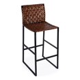 thumbnail image 1 of Beaumont Lane Rustic Industrial 30'' Transitional Metal Bar Stool in Brown, 1 of 7