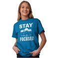 thumbnail image 4 of Stay Focused Photographer Camera Pun Men's Graphic T Shirt Tees Brisco Brands 2X, 4 of 6