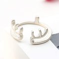 thumbnail image 2 of Antlers Ring Classic Christmas Lovely Deer Design Open Adjustable Rings Minimalist Plastic Creative Ring Jewelry, 2 of 3