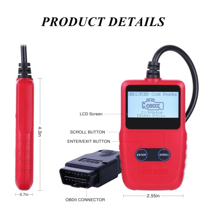 VC309 CAN Car Engine Scanner Diagnostic Tool OBD2 Car Fault Code Reader as VC300 
