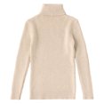thumbnail image 4 of ClothesFuns Girls Turtleneck Sweater Teen Cute Ribbed Long Sleeve Knit Pullovers Kids Fall Winter Casual Warm Sweaters Tops, 4 of 9