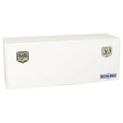BETTER BUILT 65210167 HEAVY DUTY, WHITE STEEL UNDERBODY TOOL BOX 48INLX18INWX18INH DOUBLE LATCH