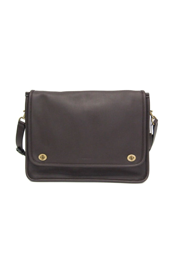 Pre-Owned Coach Legacy 70711 Men's Leather Shoulder Bag Brown (Good)