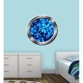 thumbnail image 2 of VWAQ Jellyfish Wall Decal Porthole 3D Wall Sticker Undersea Wall Decals VWAQ-SP28 (20" Diameter), 2 of 2