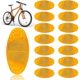 thumbnail image 1 of Juego de 15 reflectores para radios de bicicleta, reflectores tipo ojo de gato, luz de advertencia para bicicleta, 1 of 5