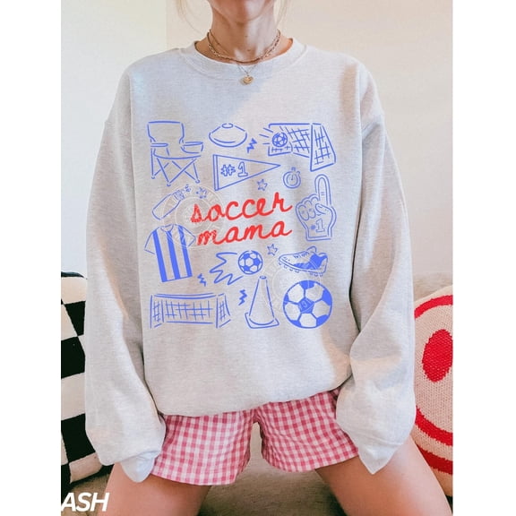 Soccer Mama Sweatshirt, Soccer Season Shirt, Soccer Mom Tee, Game Day Sweatshirt, Sports Mom Shirt, Sports Doodle Shirt, Soccer Mom Tshirt All Size S-5XL