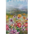 thumbnail image 5 of Coolnut Floral Painting Watercolor Blackout Curtain for Bedroom, 2 Panels Thermal Insulated Blackout Drapes Long Darkening Curtains with Grommets,55"x 72", 5 of 5