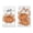 Orange 1, variant on Sm:)e White Pumpkin Leaves Fall Thanksgiving Kitchen Dish Towels 18x26 Inch Set of 2