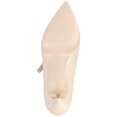 thumbnail image 6 of Journee Womens Sidney Narrow Width Pointed Toe Mid Heel Pumps, 6 of 10