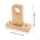 thumbnail image 3 of Extremo de barra para cortina de baño, soporte de madera para barra, accesorio para cortina de ducha para el hogar, 3 of 6