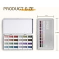 thumbnail image 3 of Fuumuui 24-Color Opaque Semi-Moist Solid Watercolor Paint Set Art Supplies for Artists Beginner Painters Amateur Hobbyists Painting, 3 of 7