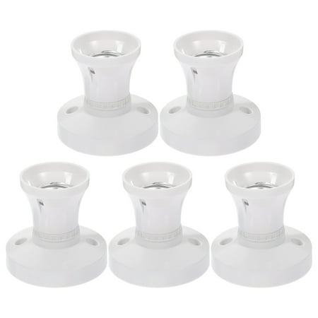 

5pcs Bulb Adapters Chandelier Lamp Base Fittings Ceiling Light Socket Adapters(E27)
