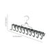 thumbnail image 3 of Colgador multiusos con 20 ganchos | Organizador metálico para ropa interior, sujetadores y tops | Ahorra espacio en el armario | Soporte antideslizante para prendas | Almacenamiento compacto, 3 of 6