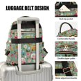 thumbnail image 3 of FORMRS Mini Backpack Purse for Women Quilted Travel Daypack Casual Shoulder Bag, Green Cartoon Trucks Pattern, 3 of 7