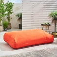 thumbnail image 2 of GDF Studio Arlington Outdoor Water Resistant Fabric Lounger Bean Bag, Coral, 2 of 5